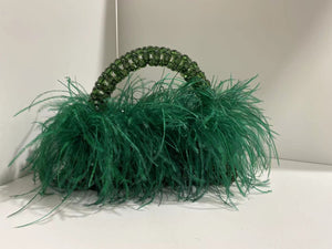 Zsa zsa feather bag