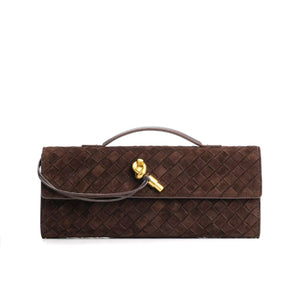 Calais clutch suede