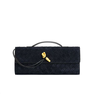 Calais clutch suede