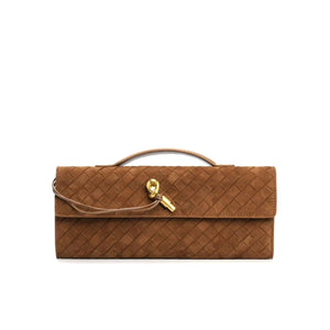 Calais clutch suede