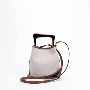 Toulouse bag canvas and leather