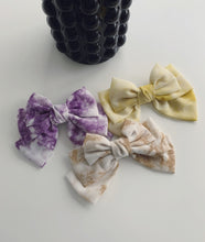 Load image into Gallery viewer, Tie dye handmade oversized hair bow