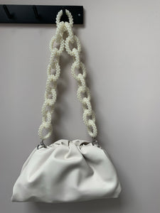 Handmade pearl link bag strap 4-5 days delivery