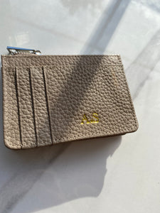 Small leather purse and cardholder