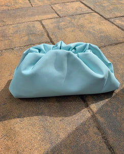 La poche handbag sky blue small